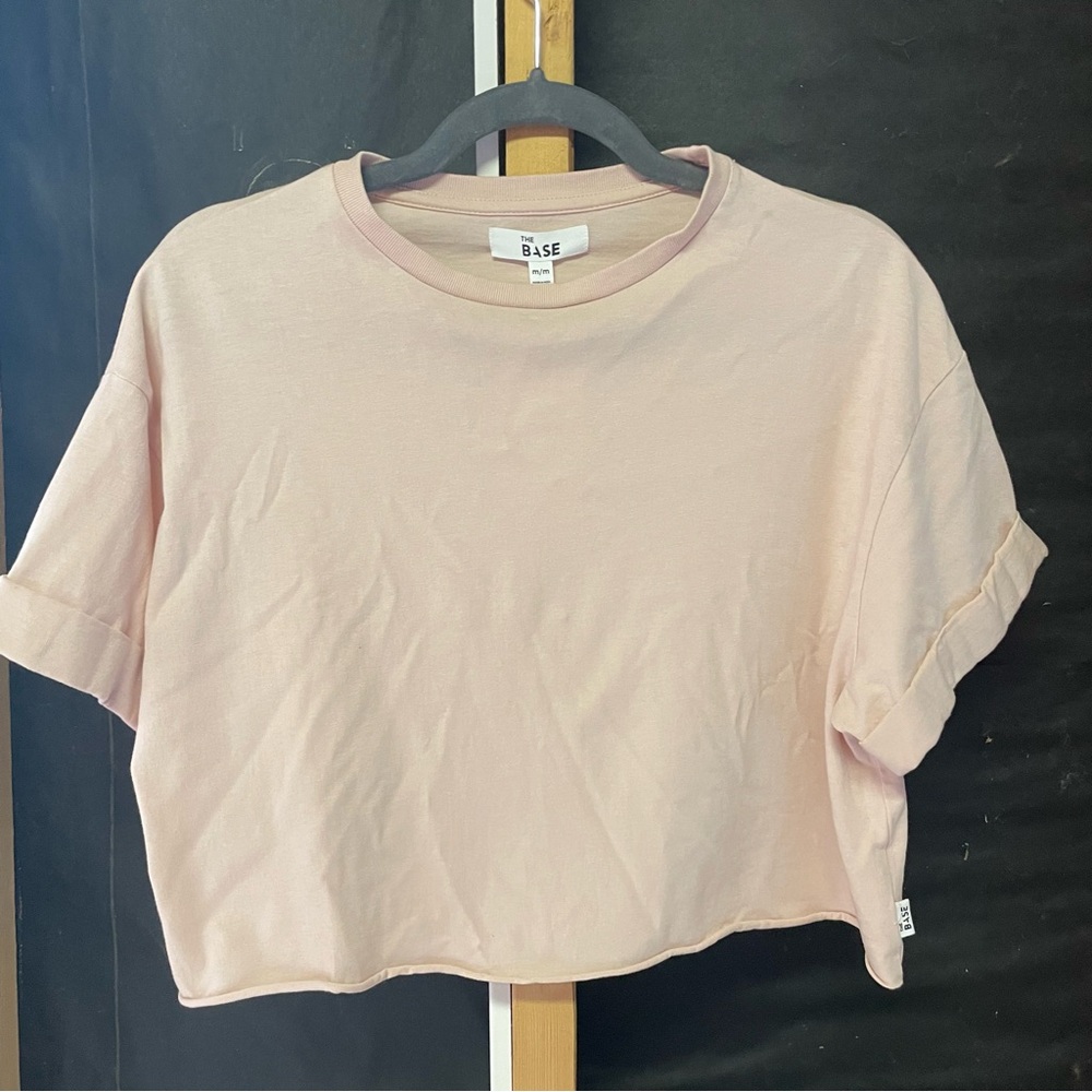 The Base Dusty Rose Cropped T-Shirt